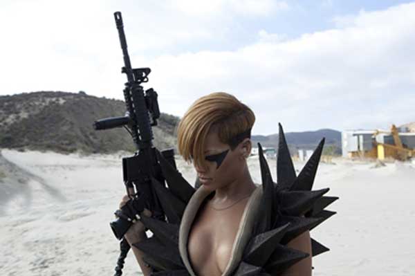 Rihanna will make her feature film debut in 2012's 'Battleship' which will also star Liam Neeson and 'True Blood' star Alexander Skarsgard. Rihanna will play a character named Raikes in the sci-fi action flick.
