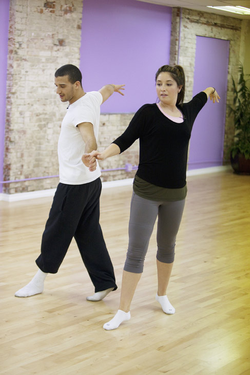 Bristol Palin rehearses with two-time champ Mark...