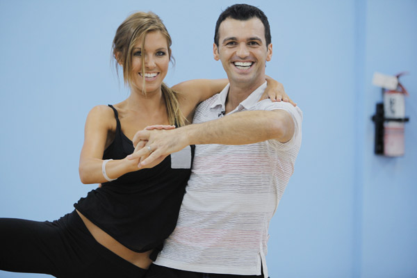 Audrina Patridge joins Tony Dovolani, who is...