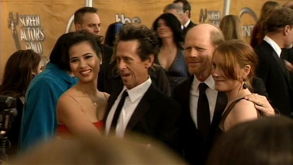 Stars walk the red carpet at SAG Awards in LA, Jan. 25, 2009