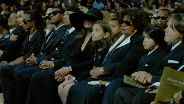 Image from the Michael Jackson Public Memorial Service