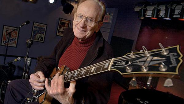 Les Paul rehearses
