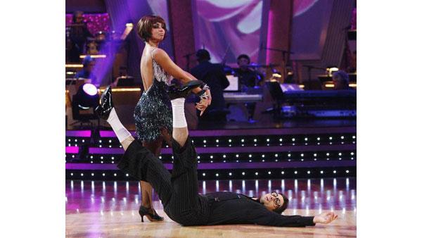 Mya and Dmitry Chaplin on 'Dancing With the Stars: The Results Show', Sept. 29, 2009