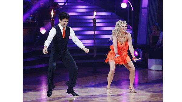 Melissa Joan Hart, Mark Ballas on 'Dancing With the Stars', Oct. 5, 2009