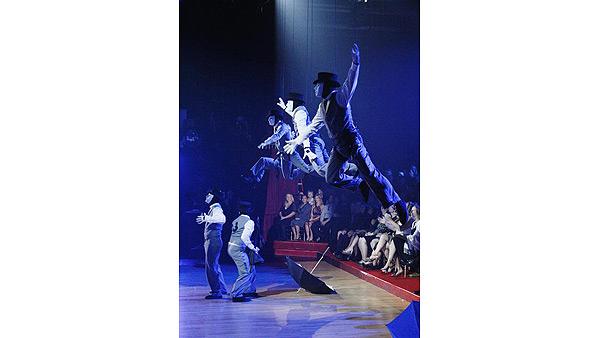 Mark Ballas, Lacey Schwimmer perform with JabbaWockeeZ, October 6, 2009