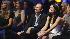 Christian Slater, Michelle Borth in audience at...