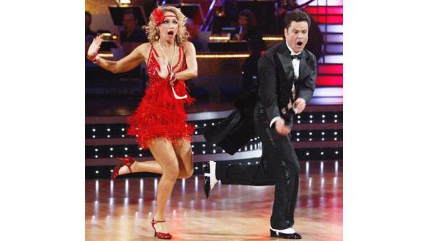 Donny Osmond and Kym Johnson perform during 'Dancing With the Stars,' Oct. 12, 2009