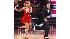Donny Osmond and Kym Johnson perform during...
