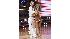 Aaron Carter and Karina Smirnoff perform during...