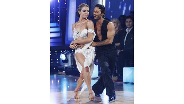Natalie Coughlin and Alec Mazo perform during 'Dancing With the Stars,' Oct. 12, 2009