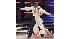 Michael Irvin and Anna Demidova perform during...