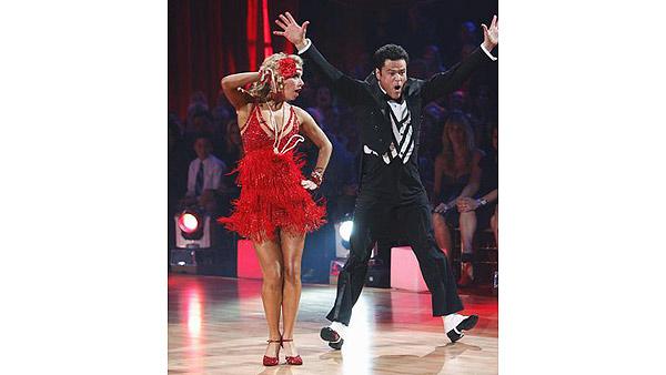 Donny Osmond and Kym Johnson perform during 'Dancing With the Stars,' Oct. 12, 2009