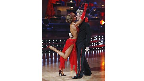 Aaron Carter and Karina Smirnoff  perform on 'Dancing With the Stars', October 19, 2009