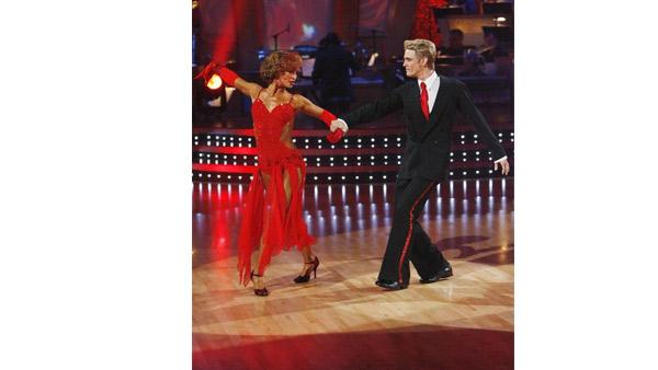 Aaron Carter and Karina Smirnoff  perform on 'Dancing With the Stars', October 19, 2009