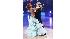 Aaron Carter and Karina Smirnoff perform during...