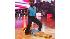 Michael Irvin and Anna Demidova perform on...