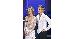 Joanna Krupa and Derek Hough perform during...