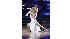 Joanna Krupa and Derek Hough perform during...
