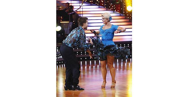 Kelly Osbourne and Louis Van Amstel perform during 'Dancing With the Stars,' Monday, November 2, 2009