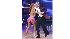 Aaron Carter and Karina Smirnoff perform during...