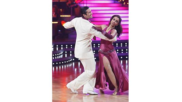 Mya and Dmitry Chaplin perform during 'Dancing With the Stars,' Monday, November 2, 2009