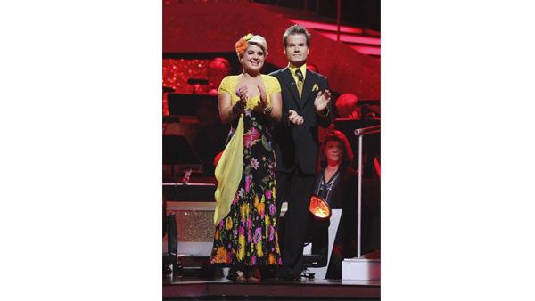 Kelly Osbourne and Louis Van Amstel are seen on 'Dancing With the Stars: The Results Show,' November 17, 2009