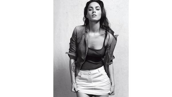 Actress Megan Fox is seen in the official advertising campaigns for Emporio Armani Women's Underwear and Armani Jeans for Spring/Summer 2010