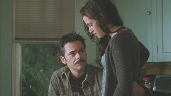 Billy Burke and Kristen Stewart in a scene from 'The Twilight Saga: Eclipse.'