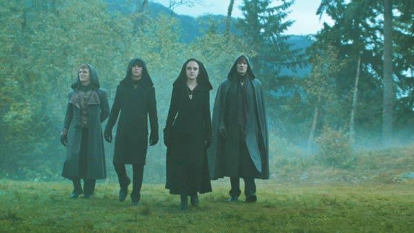 Alec (Cameron Bright), Felix (Daniel Cudmore), Demetri (Charlie Bewley) and Jane (Dakota Fanning) get a lot more screen time in 'The Twilight Saga: Eclipse.'