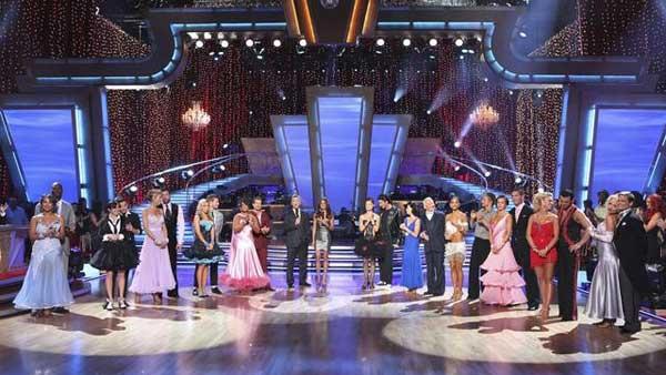 All 11 couples gather on the dance floor on 'Dancing With the Stars,' Monday, March 29, 2010.