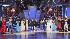 All 11 couples gather on the dance floor on...