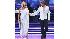 Pamela Anderson and Damian Whitewood perform on...