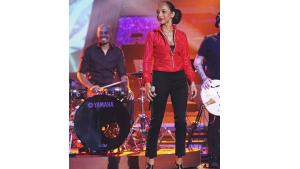 Grammy Award-winning group Sade headlined by vocalist Sade Adu performed from their latest album on 'Dancing With the Stars: The Results Show,' Tuesday, April 13, 2010.
