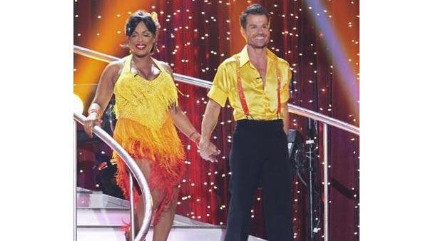 Comedian Niecy Nash and partner Louis van Amstel perform on week five of 'Dancing With the Stars,' Monday April 19, 2010. The judges gave the couple 18 points out of 30.