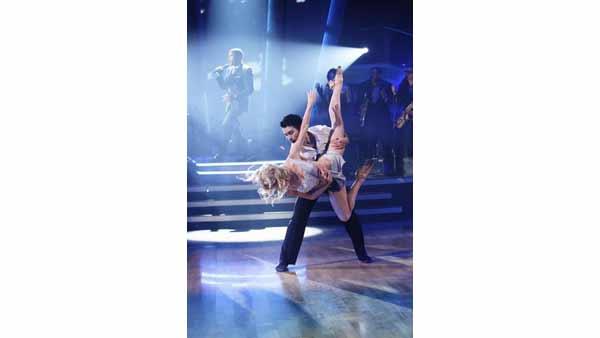Platinum-selling soul star Maxwell performed his chart-topping single 'Fistful of Tears', on 'Dancing with the Stars the Results Show', Tuesday, April 20. The dancers are Tyne Stecklein and Teddy Forance.