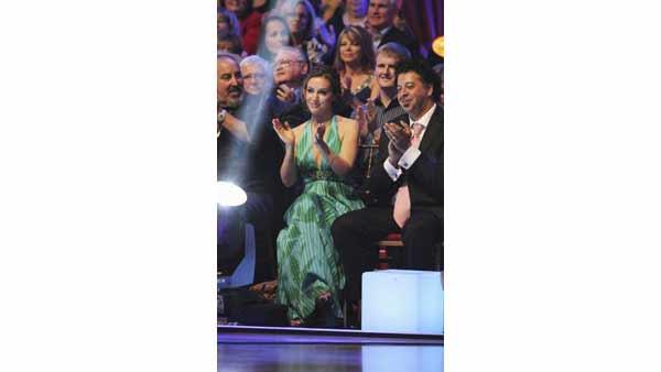 Actress Alyssa Milano attends the taping of week 6 of 'Dancing With the Stars'. She currently stars in the new sitcom 'Romantically Challenged'.