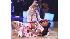Derek Hough and Nicole Scherzinger celebrate...