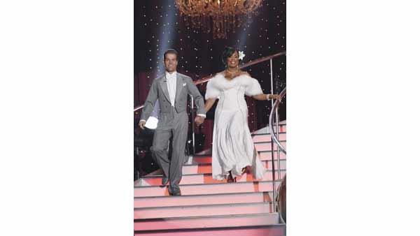 Comedian Niecy Nash and partner Louis van Amstel performed the Quickstep on week seven of 'Dancing With the Stars,' Monday, May 3, 2010. The judges gave the couple 25 points out of 30.