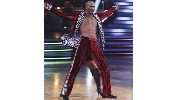 NFL star Chad Ochocinco and partner Cheryl Burke performed the Tango and a 1960's style Jive on week eight of 'Dancing With the Stars,' Monday, May 10, 2010. The judges gave the couple 45 out of 60 points.