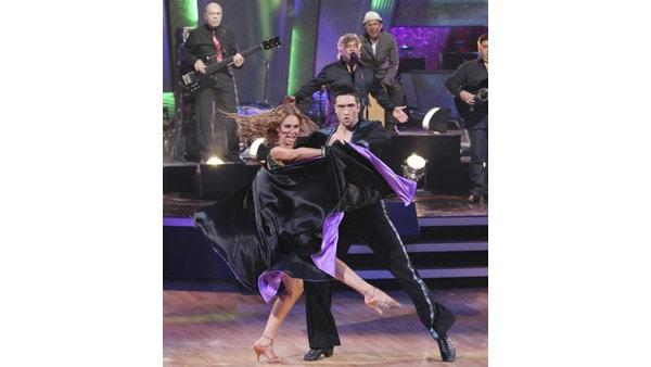 The Gipsy Kings perform as pros Tony, Cheryl, Dmitry and Kym accompanied them on the dance floor in a Paso Doble on 'Dancing With the Stars: The Results Show,' Tuesday May 11, 2010.