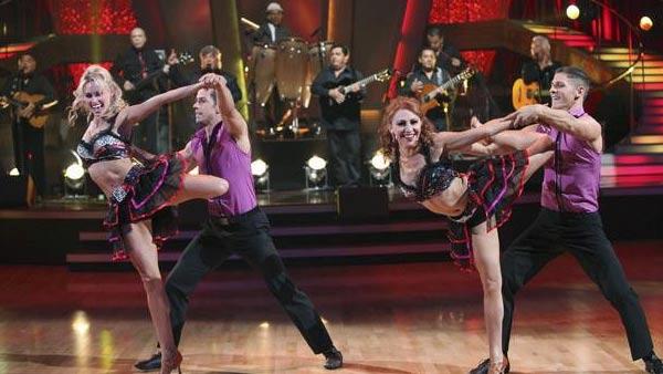 Gipsy Kings performed their hit 'Bamboleo,' accompanied by professional dancers, on 'Dancing With the Stars: The Results Show,' Tuesday May 11, 2010.