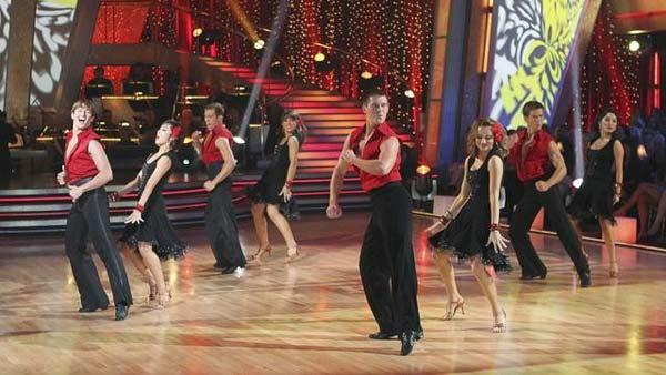 Dance team from Purdue University performs on 'Dancing With the Stars: The Results Show,' May 11, 2010.