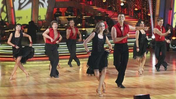 Dance team from Purdue University performs on 'Dancing With the Stars: The Results Show,' May 11, 2010.