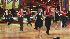 Dance team from Purdue University performs on...