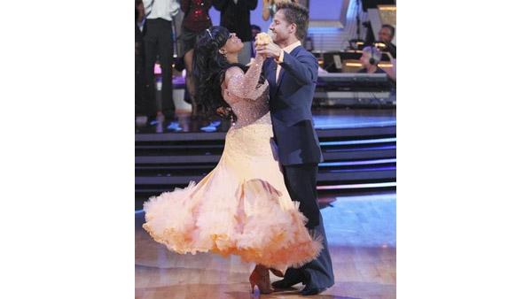 Niecy Nash and Louis Van Amstel were sent home on 'Dancing With the Stars: The Results Show,' Tuesday May 11, 2010.