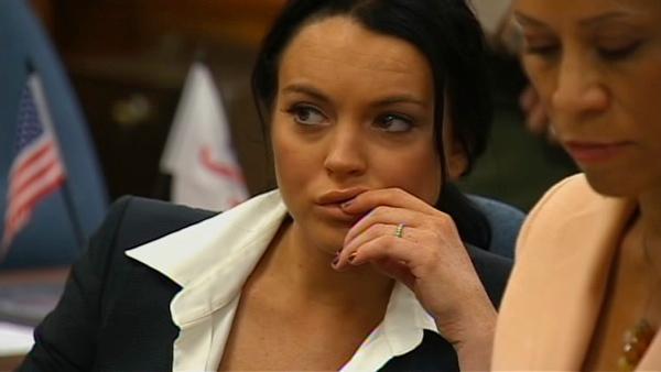 Actress Lindsay Lohan appears in a Beverly Hills court on Monday, May 24, 2010.