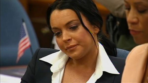 Actress Lindsay Lohan appears in a Beverly Hills court on Monday, May 24, 2010.