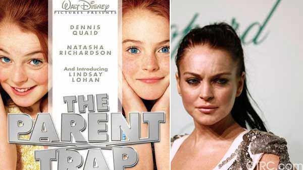 Lindsay Lohan appears in Playboy magazine in its January 2012 issue. / Lindsay Lohan appears in a scene from the 1998 movie 'The Parent Trap.'