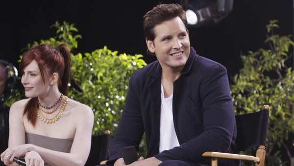 Nikki Reed (Rosalie Hale) and Peter Facinelli (Carlisle Cullen) at the primetime special 'Jimmy Kimmel Live's Twilight Saga: Total Eclipse of the Heart', set to air on Wednesday, June 23 at 10 p.m. ET on ABC.