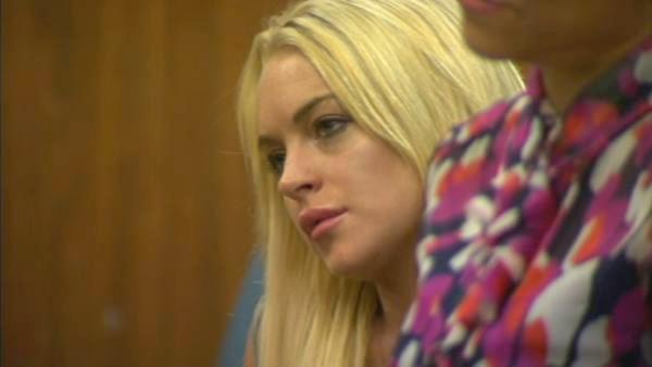 Lindsay Lohan is seen in court on Tuesday, July 20, 2010. The actress was taken into custody to begin serving her jail sentence for a probation violation.